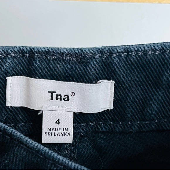 Aritzia Tna Greenwich Pant Womens size 4 Black Cargo Grunge Wide Leg - Picture 8 of 10